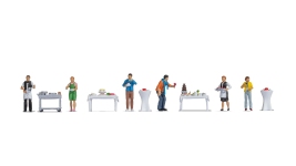NOCH 16277 - H0 - Figuren-Themenwelt Buffet - Set 3